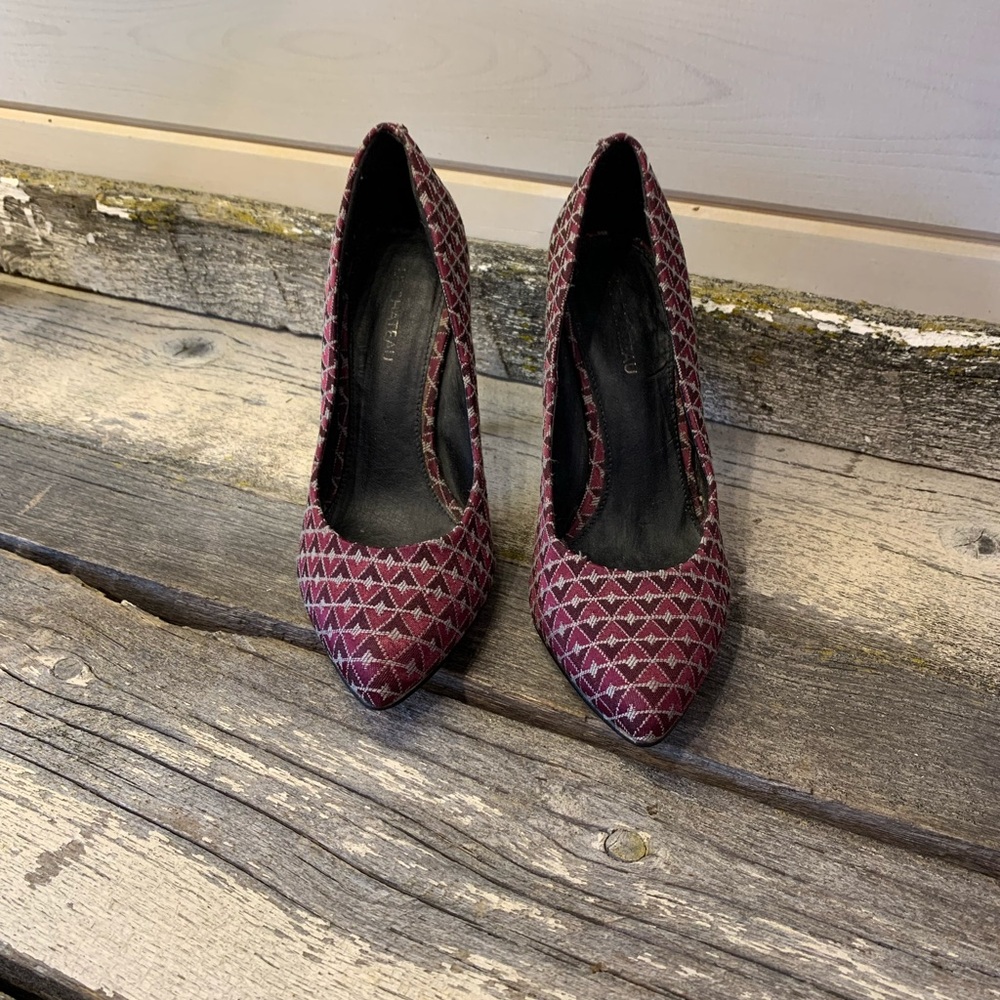 Le Chateau | Purple Patterned Heels